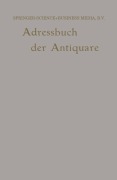 Cover-Bild zum Titel 'Internationales Adressbuch der Antiquar-Buchhändler / International Directory of Second-hand Booksellers / Annuaire international des Librairies d'occasion' von 'Wilhelm Junk'