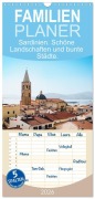Cover-Bild zum Titel 'Familienplaner 2026 - Sardinien. Schöne Landschaften und bunte Städte. mit 5 Spalten (Wandkalender, 21 x 45 cm) CALVENDO' von 'Martin Dworschak'