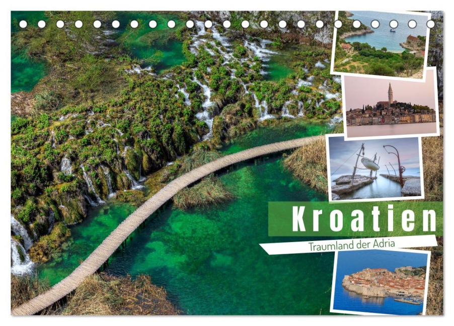 Kroatien Traumland der Adria (Tischkalender 2025 DIN A5 quer), CALVENDO Monatskalender - Joana Kruse