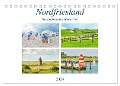 Nordfriesland - bezauberndes Reiseziel (Tischkalender 2024 DIN A5 quer), CALVENDO Monatskalender - Nina Schwarze