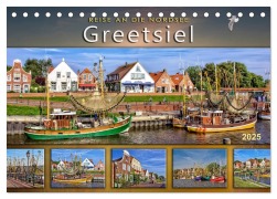 Reise an die Nordsee - Greetsiel (Tischkalender 2025 DIN A5 quer), CALVENDO Monatskalender - Peter Roder
