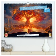 Mystische Welten - Mit Büchern die Grenzen der Phantasie erweitern (hochwertiger Premium Wandkalender 2026 DIN A2 quer), Kunstdruck in Hochglanz - Rupert Kowalski