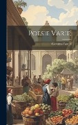 Cover-Bild zum Titel 'Poesie varie;' von 'Giovanni Pascoli'