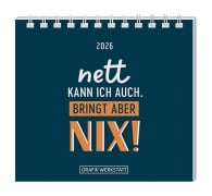 Mini-Kalender 2026 Nett kann ich auch - 