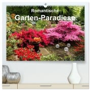 Romantische Garten-Paradiese (hochwertiger Premium Wandkalender 2026 DIN A2 quer), Kunstdruck in Hochglanz - Heinz E. Hornecker
