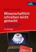 Cover-Bild zum Titel 'Wissenschaftlich schreiben leicht gemacht' von 'Martin Kornmeier'