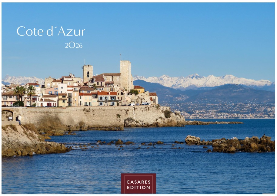 Cote dÁzur Kalender 2026 - Wandkalender | Fotokalender Frankreich 50x35cm Grosses Format - Atemberaubende Bilder der Côte d'Azur. - 
