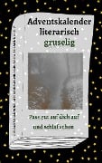 Cover-Bild zum Titel 'Adventskalender literarisch gruselig' von 'Susanne Gripp'