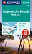 Cover-Bild zum Titel 'KOMPASS Wanderkarten-Set 740 Holsteinische Schweiz, Fehmarn (2 Karten) 1:40.000' von ''