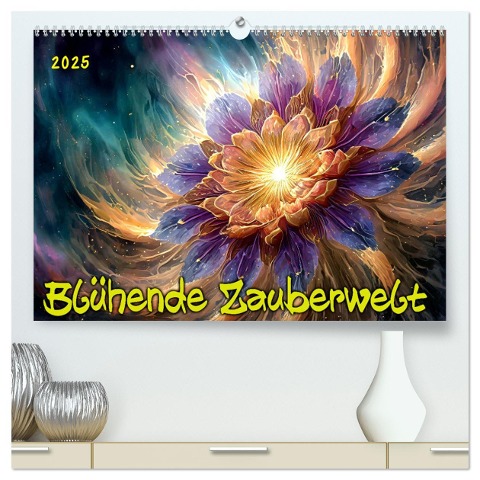 Blühende Zauberwelt (hochwertiger Premium Wandkalender 2025 DIN A2 quer), Kunstdruck in Hochglanz - Werner Braun