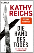 Cover-Bild zum Titel 'Die Hand des Todes' von 'Kathy Reichs'