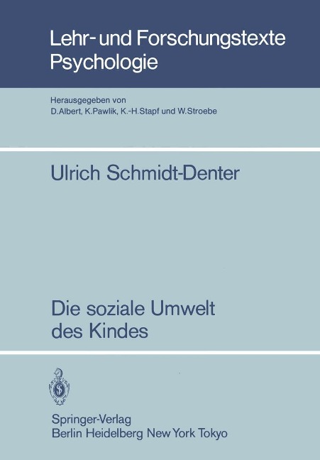 Die soziale Umwelt des Kindes - U. Schmidt-Denter