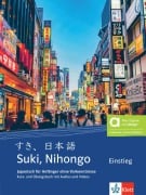 Cover-Bild zum Titel 'Suki, Nihongo A1 Einstieg - Hybride Ausgabe allango. Kurs- und Übungsbuch' von ''