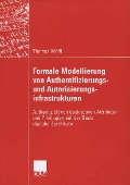 Cover-Bild zum Titel 'Formale Modellierung von Authentifizierungs- und Autorisierungsinfrastrukturen' von 'Thomas Wölfl'