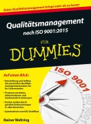 Cover-Bild zum Titel 'Qualitätsmanagement nach ISO 9001:2015 für Dummies' von 'Rainer Weltring'