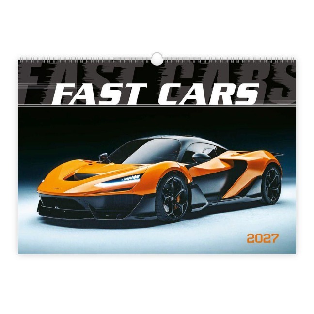 TRÖTSCH - Wandkalender Technikkalender Fast Cars 2027 - 
