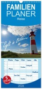 Cover-Bild zum Titel 'Familienplaner 2026 - Sylt in Bildern mit 5 Spalten (Wandkalender, 21 x 45 cm) CALVENDO' von 'Frauke Scholz'