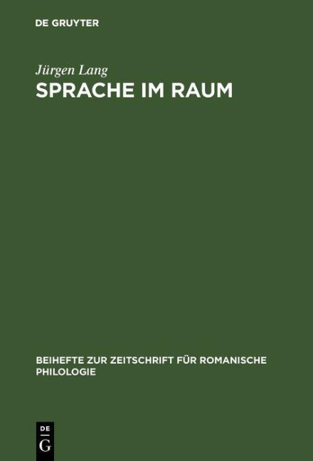 Sprache im Raum - Jürgen Lang