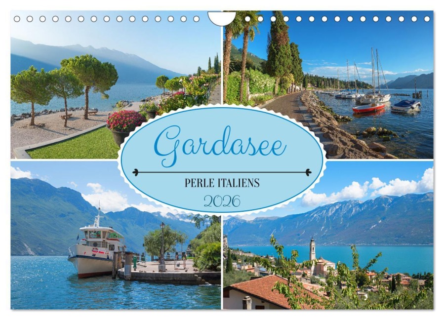 Gardasee - Perle Italiens (Wandkalender 2026 DIN A4 quer), CALVENDO Monatskalender - SusaZoom SusaZoom