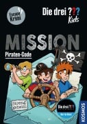 Cover-Bild zum Titel 'Die drei ??? Kids, Mission Piraten-Code' von 'Nina Schiefelbein'