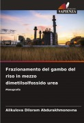 Cover-Bild zum Titel 'Frazionamento del gambo del riso in mezzo dimetilsolfossido urea' von 'Alikulova Diloram Abdurakhmonovna'