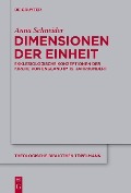 Dimensionen der Einheit - Anna Schneider