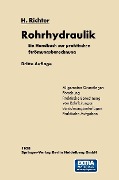 Cover-Bild zum Titel 'Rohrhydraulik' von 'Hugo Richter'