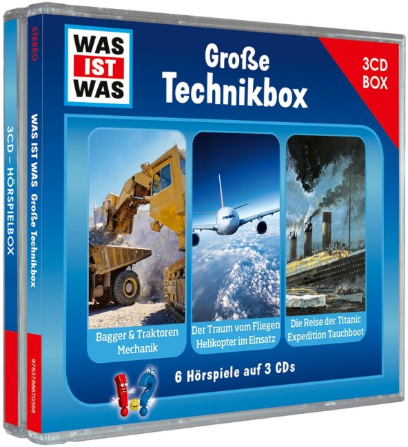 WAS IST WAS 3-CD Hörspielbox. Große Technikbox - 