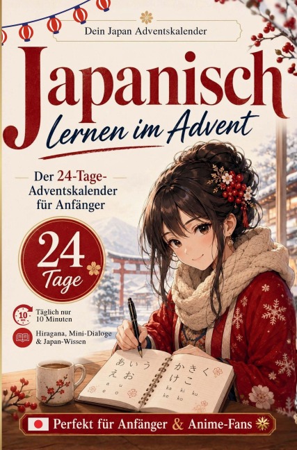Japanisch lernen im Advent - der Japan Adventskalender für Anfänger, Anime und Manga-Fans - Litiki Lingua