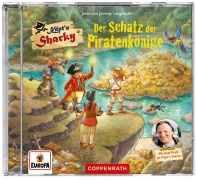 Cover-Bild zum Titel 'CD Hörspiel: Käpt'n Sharky - Der Schatz der Piratenkönige' von 'Jutta Langreuter, Jeremy Langreuter'