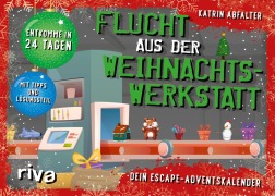 Cover-Bild zum Titel 'Flucht aus der Weihnachtswerkstatt. Dein Escape-Adventskalender' von 'Katrin Abfalter'