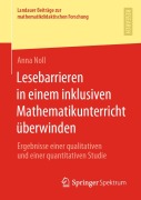 Cover-Bild zum Titel 'Lesebarrieren in einem inklusiven Mathematikunterricht überwinden' von 'Anna Noll'