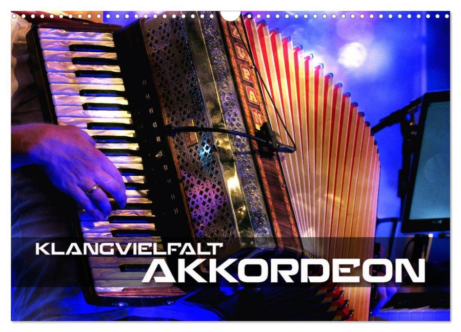 Klangvielfalt Akkordeon (Wandkalender 2026 DIN A3 quer), CALVENDO Monatskalender - Renate Bleicher