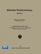 Cover-Bild zum Titel 'Eisenbahn-Verkehrsordnung. (EVO.) Gültig vom 1. April 1909 ab.' von 'Reichs-Eisenbahn-Amt'