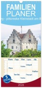 Familienplaner 2026 - Meersburg - pittoreske Kleinstadt am Bodensee mit 5 Spalten (Wandkalender, 21 x 45 cm) CALVENDO - Jane und Giuseppe Di Domenico