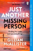 Cover-Bild zum Titel 'Just Another Missing Person' von 'Gillian McAllister'