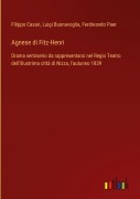 Cover-Bild zum Titel 'Agnese di Fitz-Henri' von 'Filippo Casari, Luigi Buonavoglia, Ferdinando Paer'