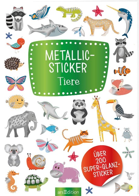 Metallic-Sticker Tiere - 