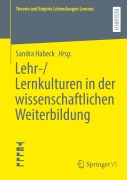 Cover-Bild zum Titel 'Lehr-/Lernkulturen in der wissenschaftlichen Weiterbildung' von ''