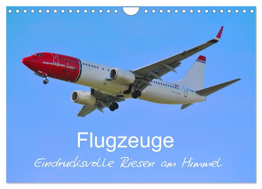Flugzeuge - Eindrucksvolle Riesen am Himmel (Wandkalender 2026 DIN A4 quer), CALVENDO Monatskalender - Matthias Merz