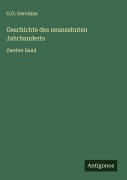 Cover-Bild zum Titel 'Geschichte des neunzehnten Jahrhunderts' von 'G. G. Gervinus'