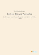 Cover-Bild zum Titel 'Der böse Blick und Verwandtes' von 'Siegfried Seligmann'