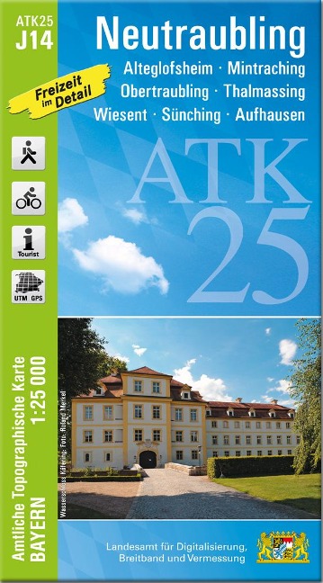 ATK25-J14 Neutraubling (Amtliche Topographische Karte 1:25000) - 