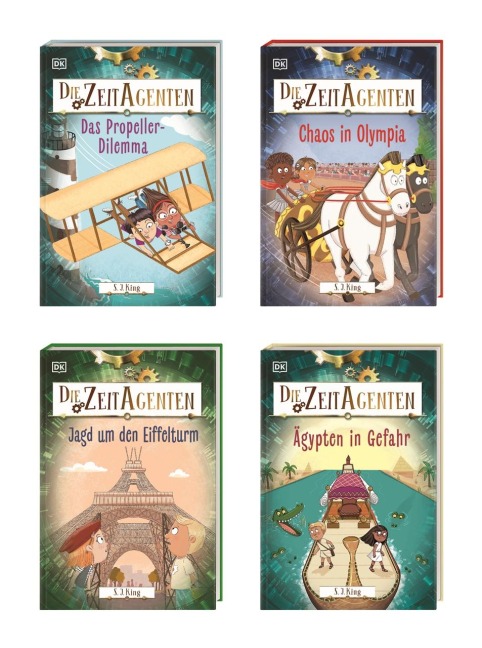 Die Zeit-Agenten Kennenlern-Paket (4 Bände) - S. J. King