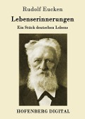 Cover-Bild zum Titel 'Lebenserinnerungen' von 'Rudolf Eucken'