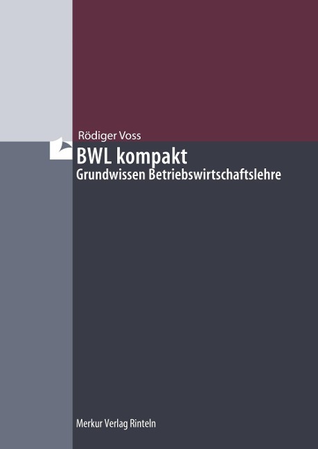 BWL kompakt - Rödiger Voss