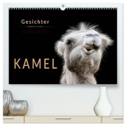 Cover-Bild zum Titel 'Kamel Gesichter (hochwertiger Premium Wandkalender 2026 DIN A2 quer), Kunstdruck in Hochglanz' von 'Peter Roder'