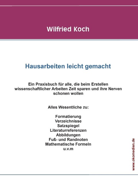 Hausarbeiten leicht gemacht - Wilfried Koch