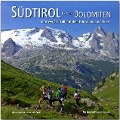 Cover-Bild zum Titel 'Südtirol und die Dolomiten - Unterwegs zu Fuß, mit dem Fahrrad und auf Skiern' von 'Karin Bernhart'