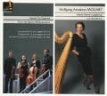 Cover-Bild zum Titel 'Mozarts Klavierkonzerte arrangiert für Harfe' von 'Langlamet/Kim/Varian Fry Quartet'